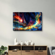 Riot Of Colors | Glass Wall Art - Artdesigna