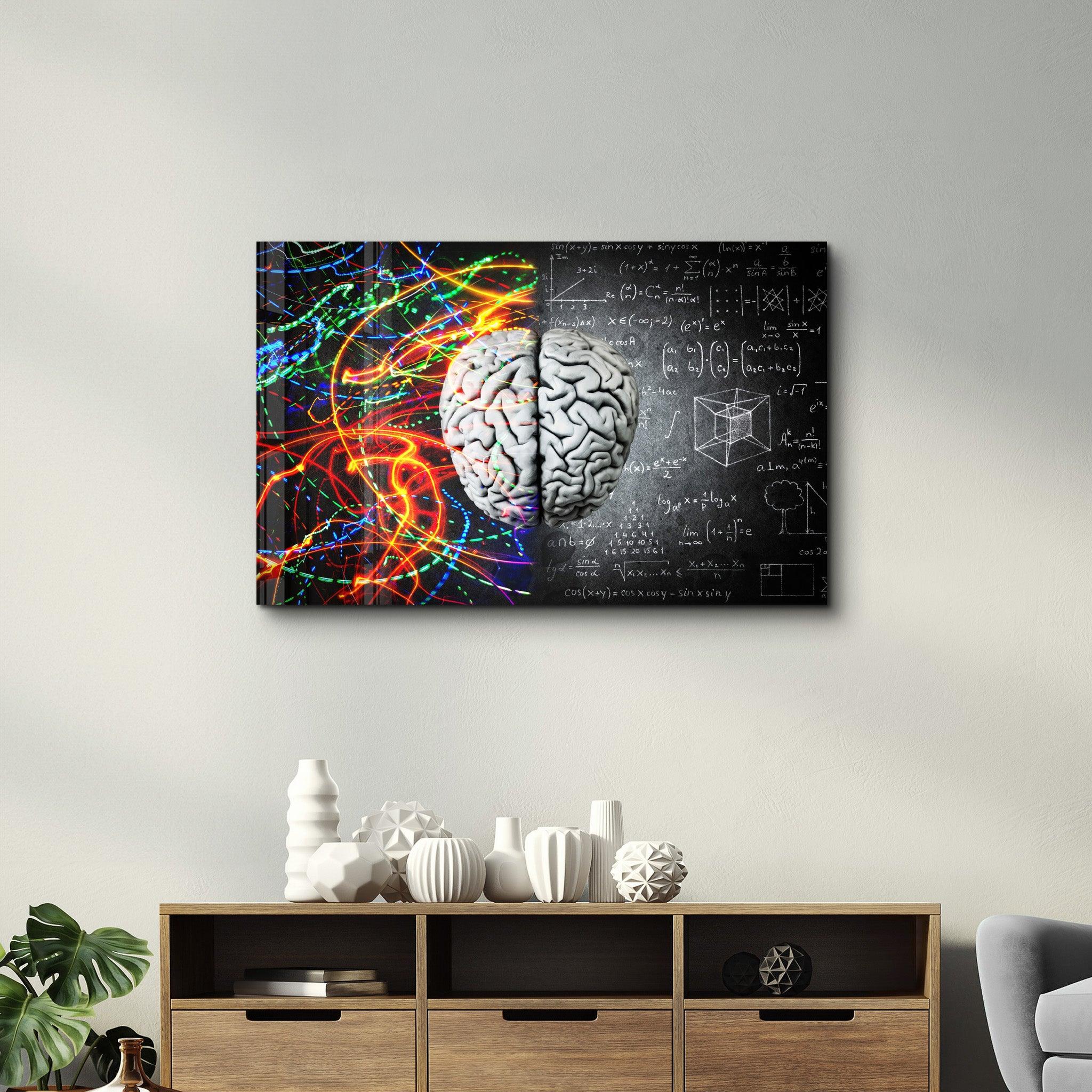 Logic Background | Glass Wall Art - Artdesigna