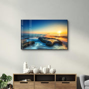 Sea View | Glass Wall Art - Artdesigna