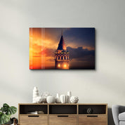 Galata Tower | Glass Wall Art - Artdesigna