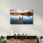 Dockside Dreams | Glass Wall Art - Artdesigna