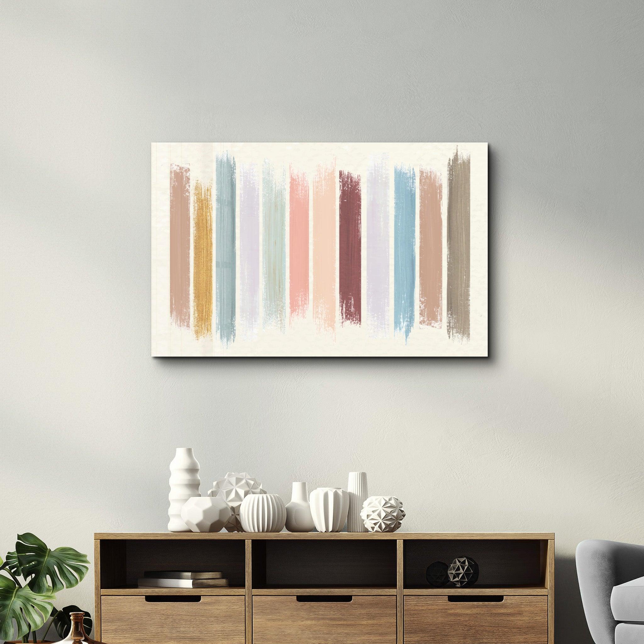 Color Lines | Glass Wall Art - Artdesigna