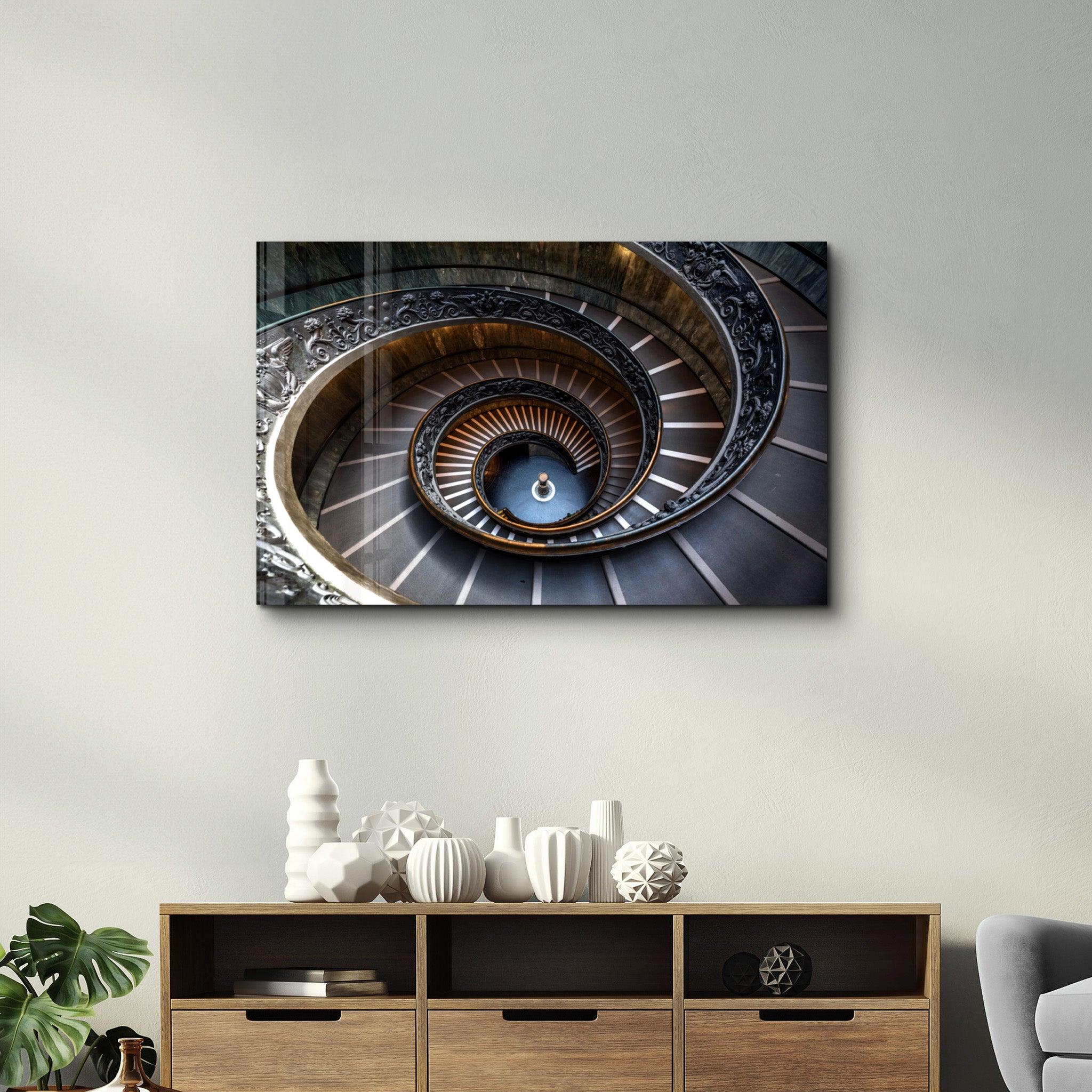 Spiral | Glass Wall Art - Artdesigna