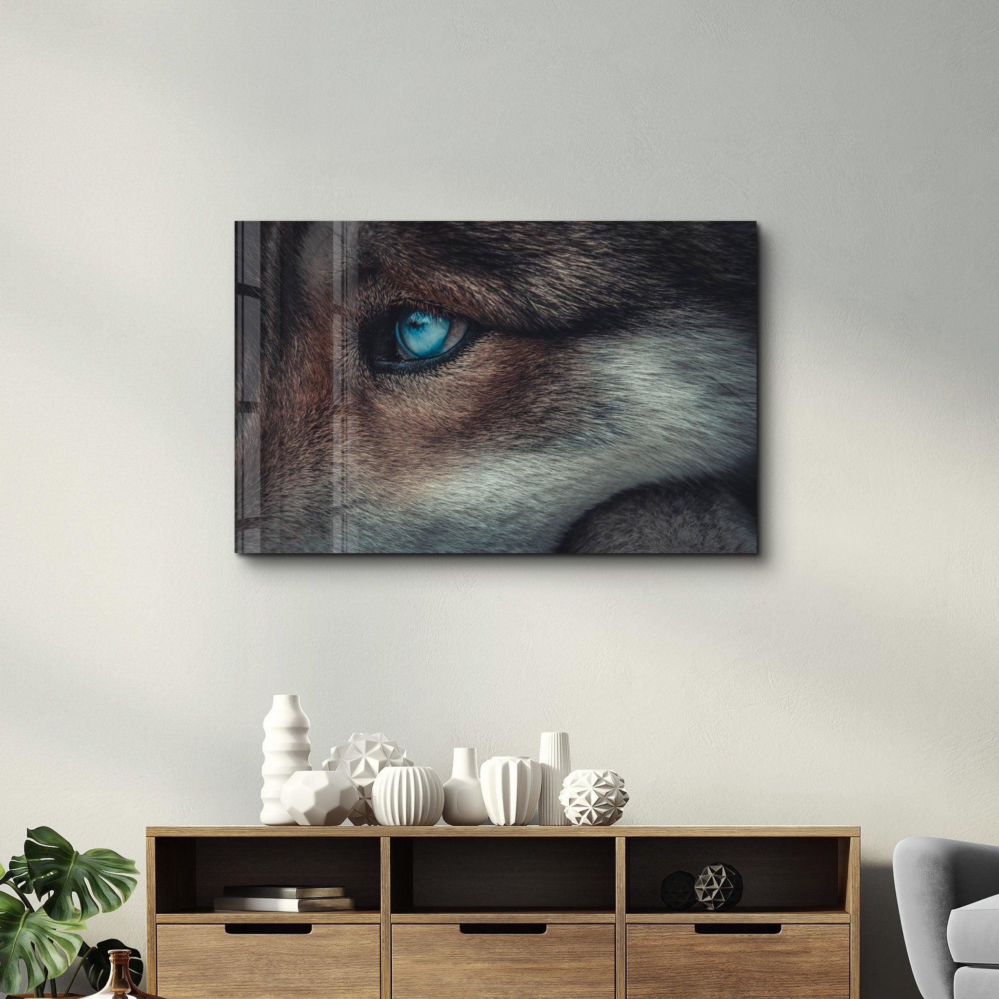 Foxblue | Glass Wall Art - Artdesigna