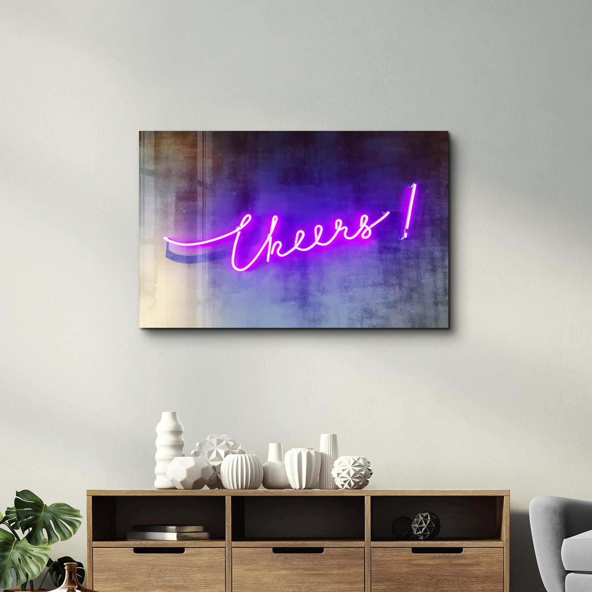 Cheers! | Glass Wall Art - Artdesigna