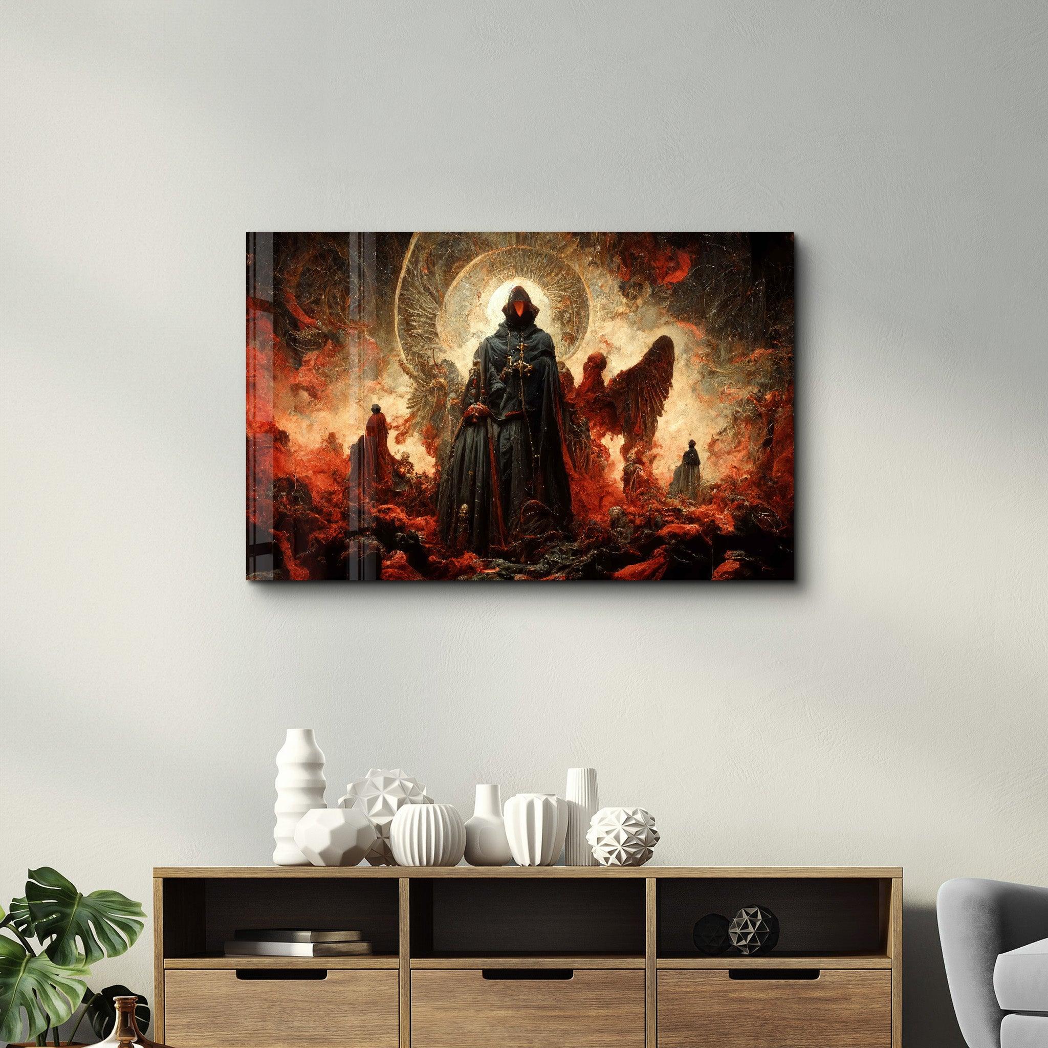 Dark Side | Secret World Collection Glass Wall Art - Artdesigna