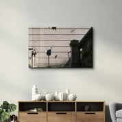 Banksy - Champagne and Mouse | Designer's Collection Glass Wall Art - Artdesigna