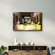 The Last Supper - Cartoons | Glass Wall Art - Artdesigna