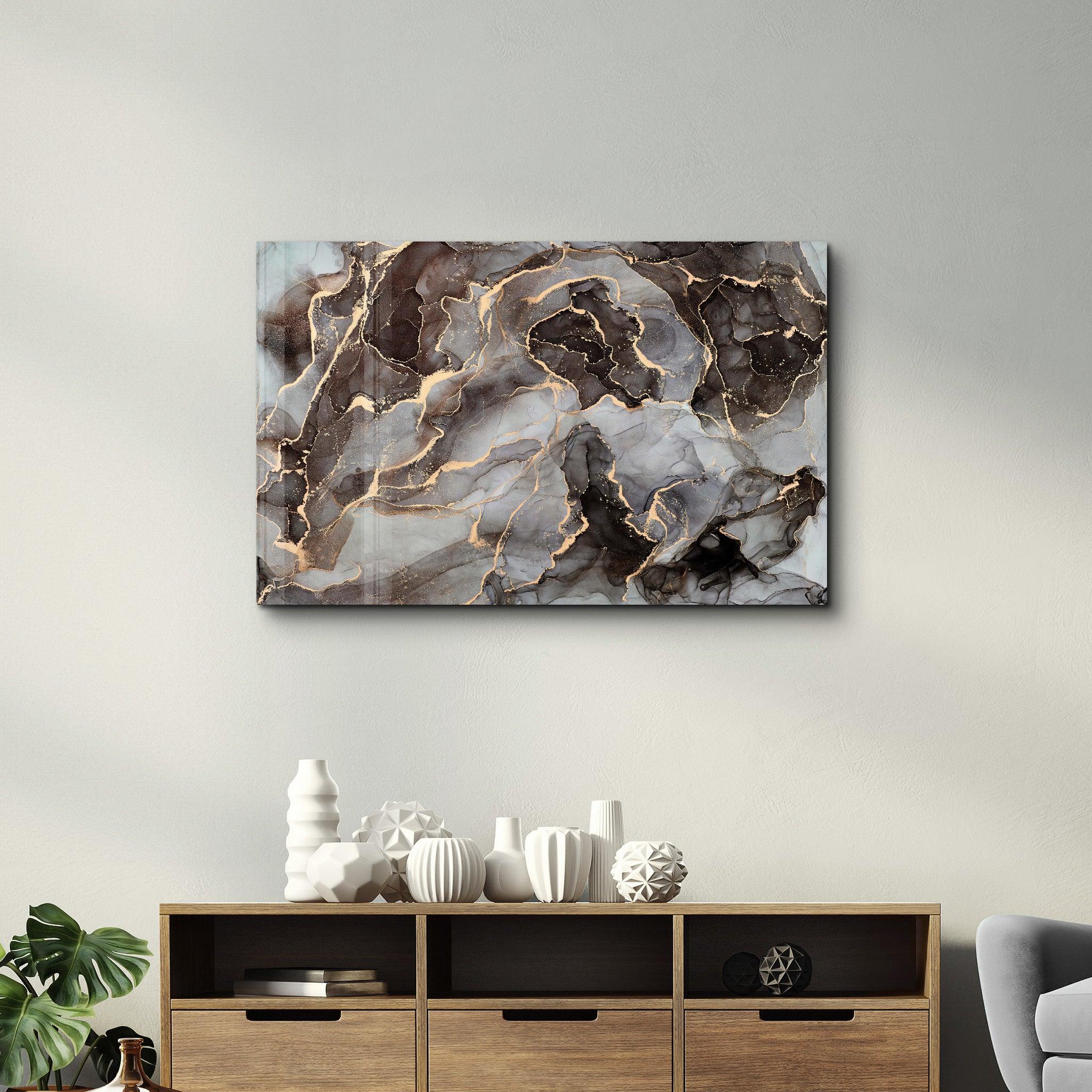 Marble Collection H4 | Glass Wall Art - Artdesigna