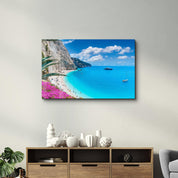 Heaven Beach | Glass Wall Art - Artdesigna