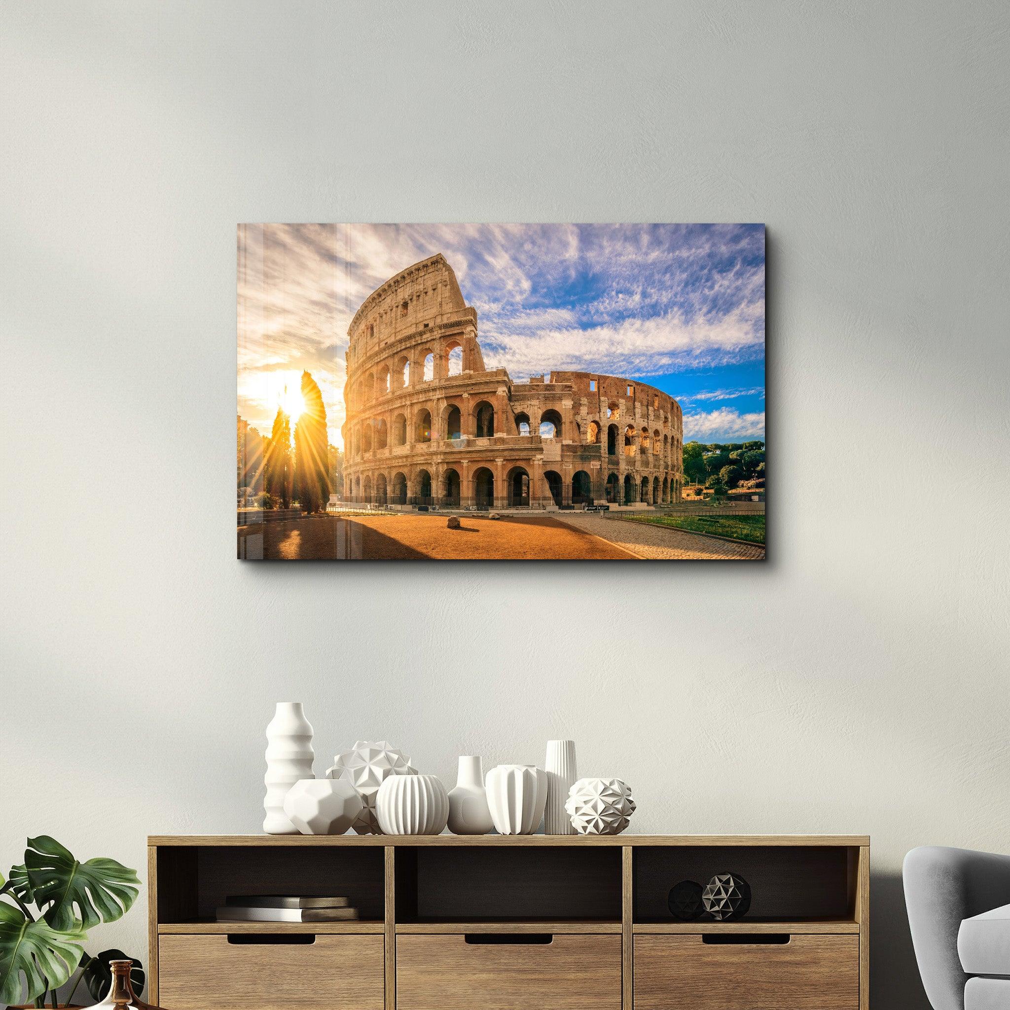 Rome - Italy | Glass Wall Art - Artdesigna