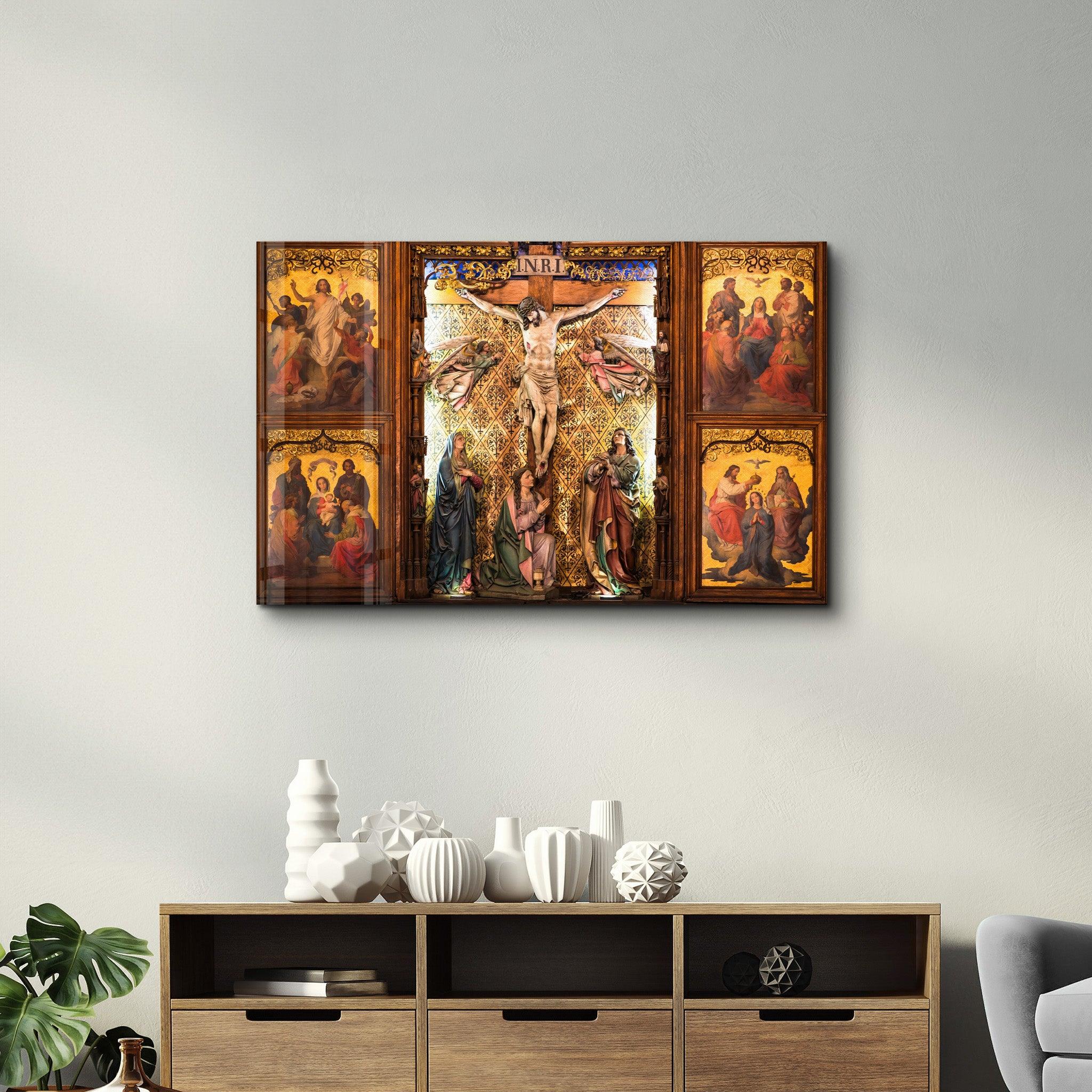 Jesus | Glass Wall Art - Artdesigna