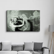 Dancing With Smoke | Glass Wall Art - Artdesigna