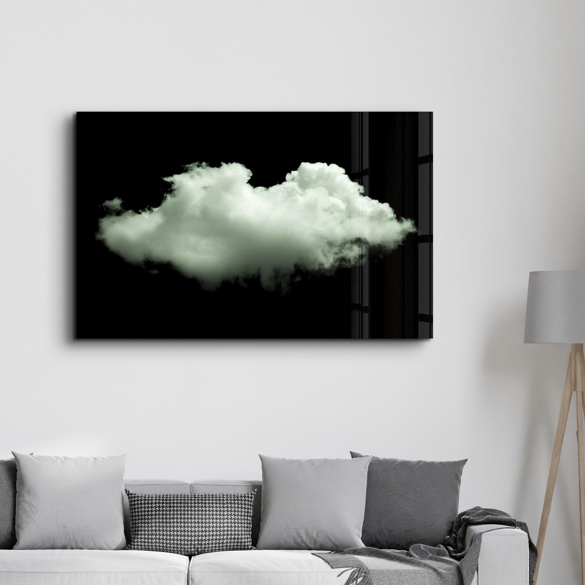 The Cloud | Glass Wall Art - Artdesigna