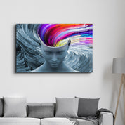 Colorful Thoughts | Glass Wall Art - Artdesigna