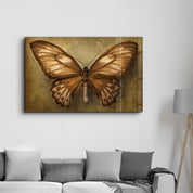 Vintage Butterfly | Glass Wall Art - Artdesigna