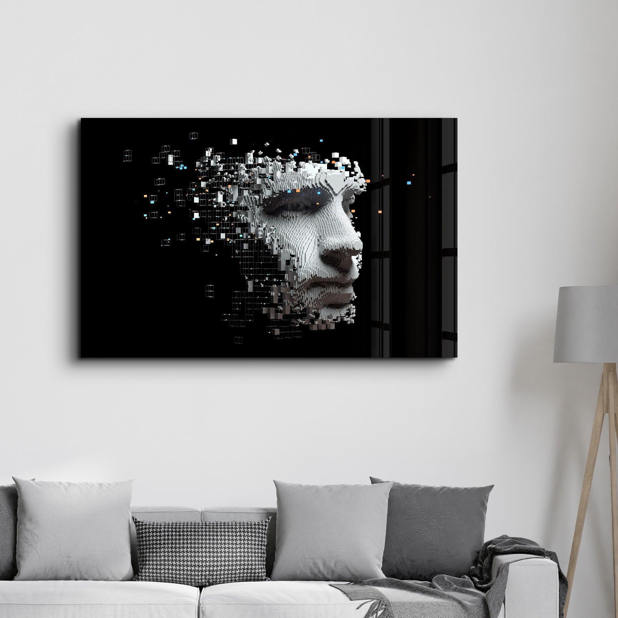 Metaverse Dangers | Glass Wall Art - Artdesigna