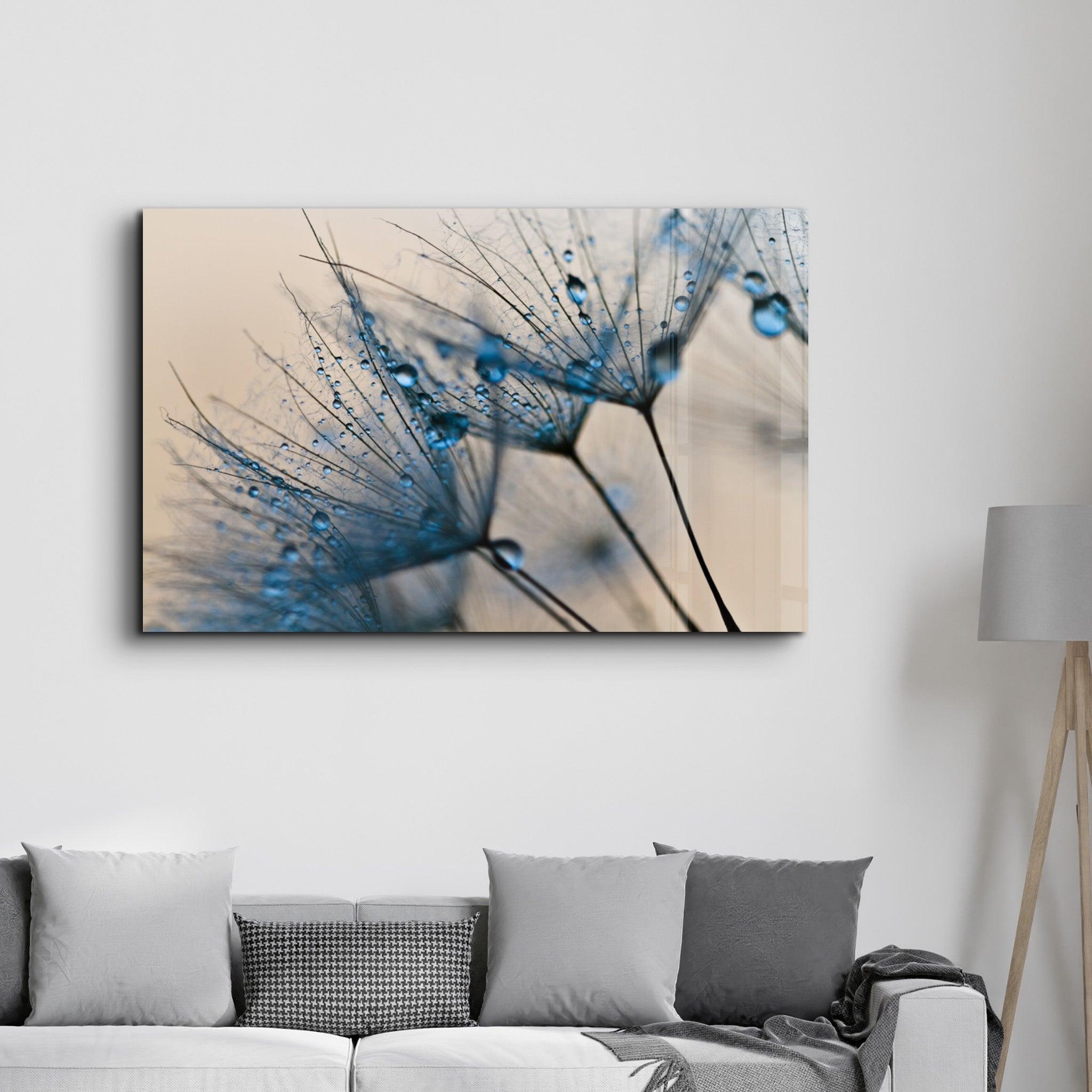 Crystal Dew | Glass Wall Art - Artdesigna