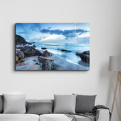 Sea Landscape | Glass Wall Art - Artdesigna