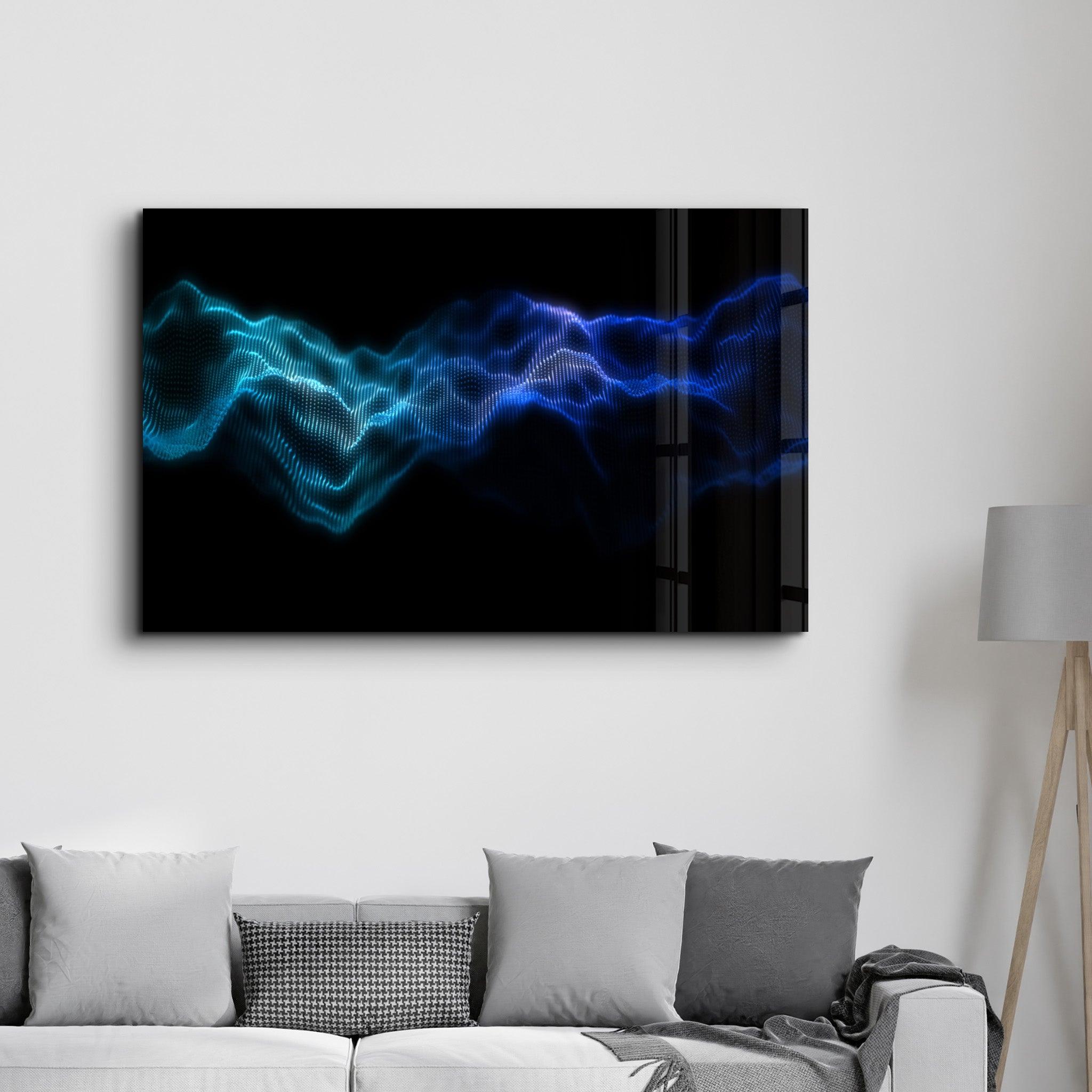 Rhythmic Fog | Glass Wall Art - Artdesigna