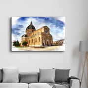 Historical building | Glass Wall Art - Artdesigna