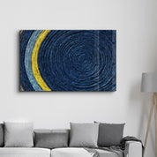 Colored Spiral | Glass Wall Art - Artdesigna