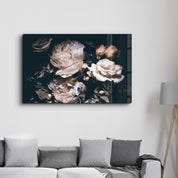 Hidden Flowers | Glass Wall Art - Artdesigna