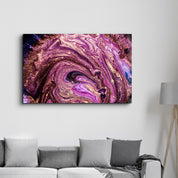 Shimmer Pink | Glass Wall Art - Artdesigna