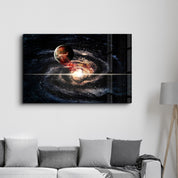 Lost in Space | Glass Wall Art - Artdesigna