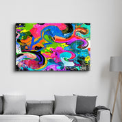 Color Mix | Glass Wall Art - Artdesigna