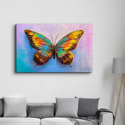 Radiant Flight: Butterfly | Glass Wall Art - Artdesigna