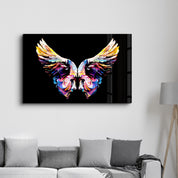 Angel Faces | Glass Wall Art - Artdesigna