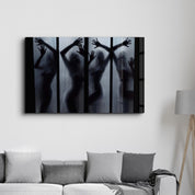 Naked | Glass Wall Art - Artdesigna