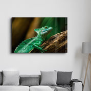 Wild Green | Glass Wall Art - Artdesigna