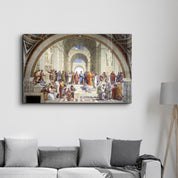 Raphael's The School of Athens (1511) | Glass Wall Art - Artdesigna