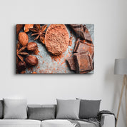 Almond And Chocolate | Glass Wall Art - Artdesigna