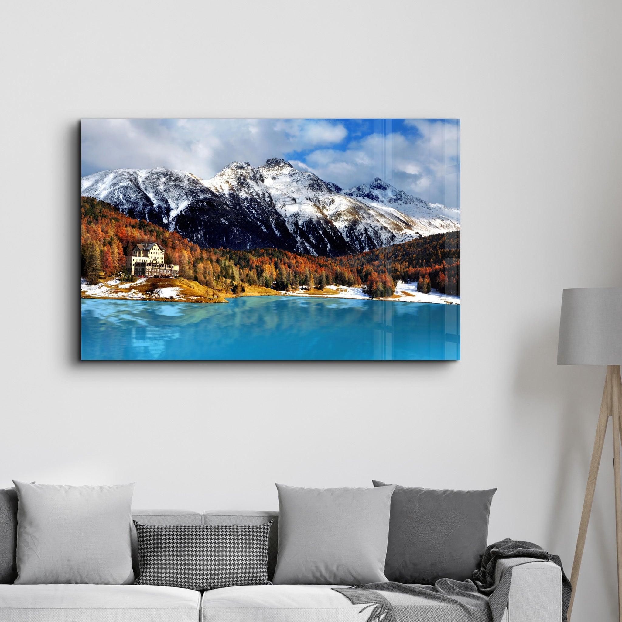 Beauty Of SWITZERLAND | Glass Wall Art - Artdesigna