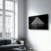 Mystic Triangle Gate | Glass Wall Art - Artdesigna