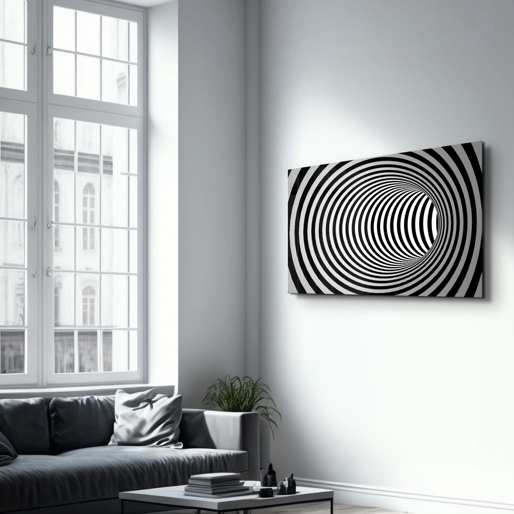 Illusion | Glass Wall Art - Artdesigna