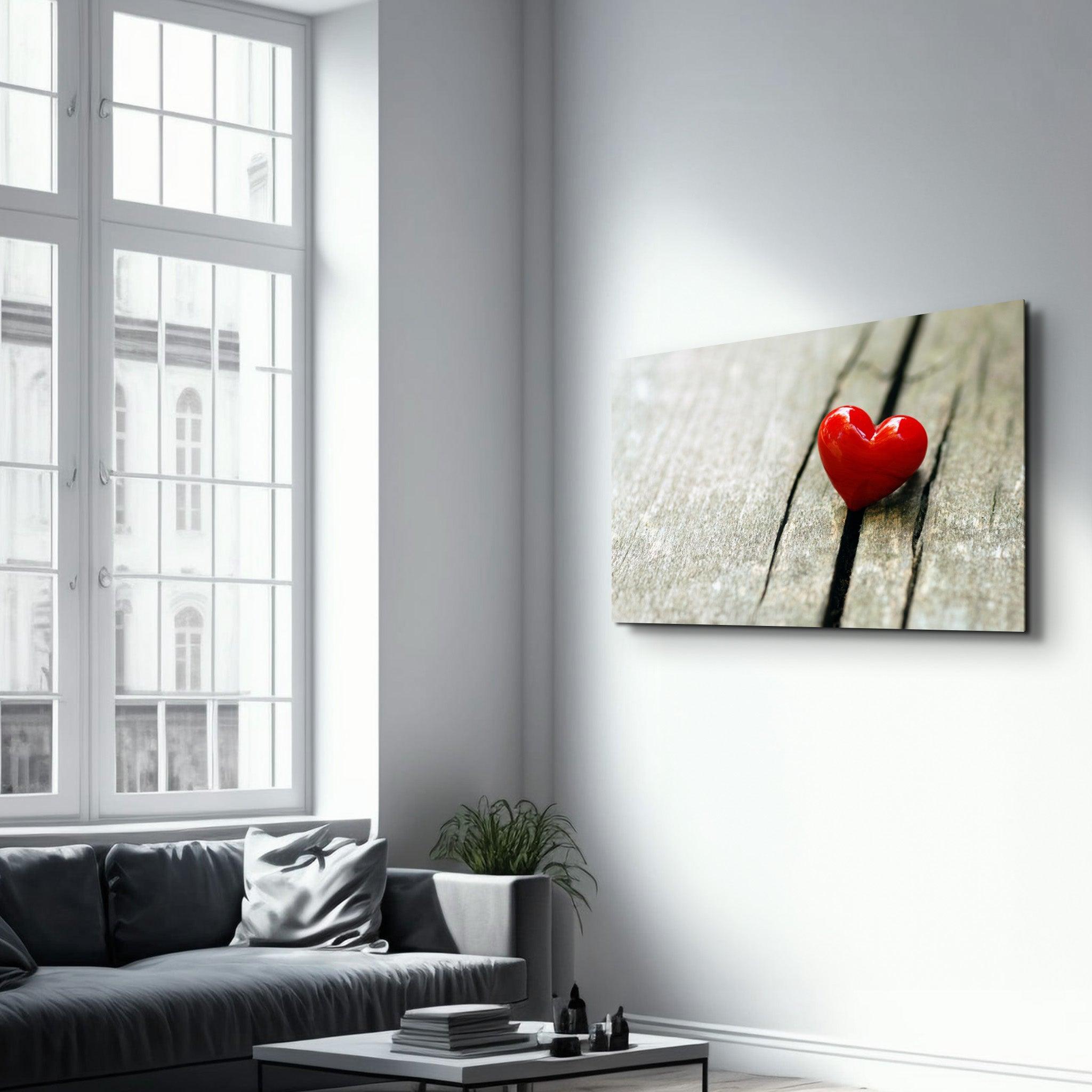 Heart 2 | Glass Wall Art - Artdesigna