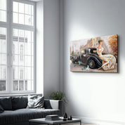 Bridda Car | Glass Wall Art - Artdesigna