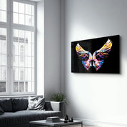 Angel Faces | Glass Wall Art - Artdesigna