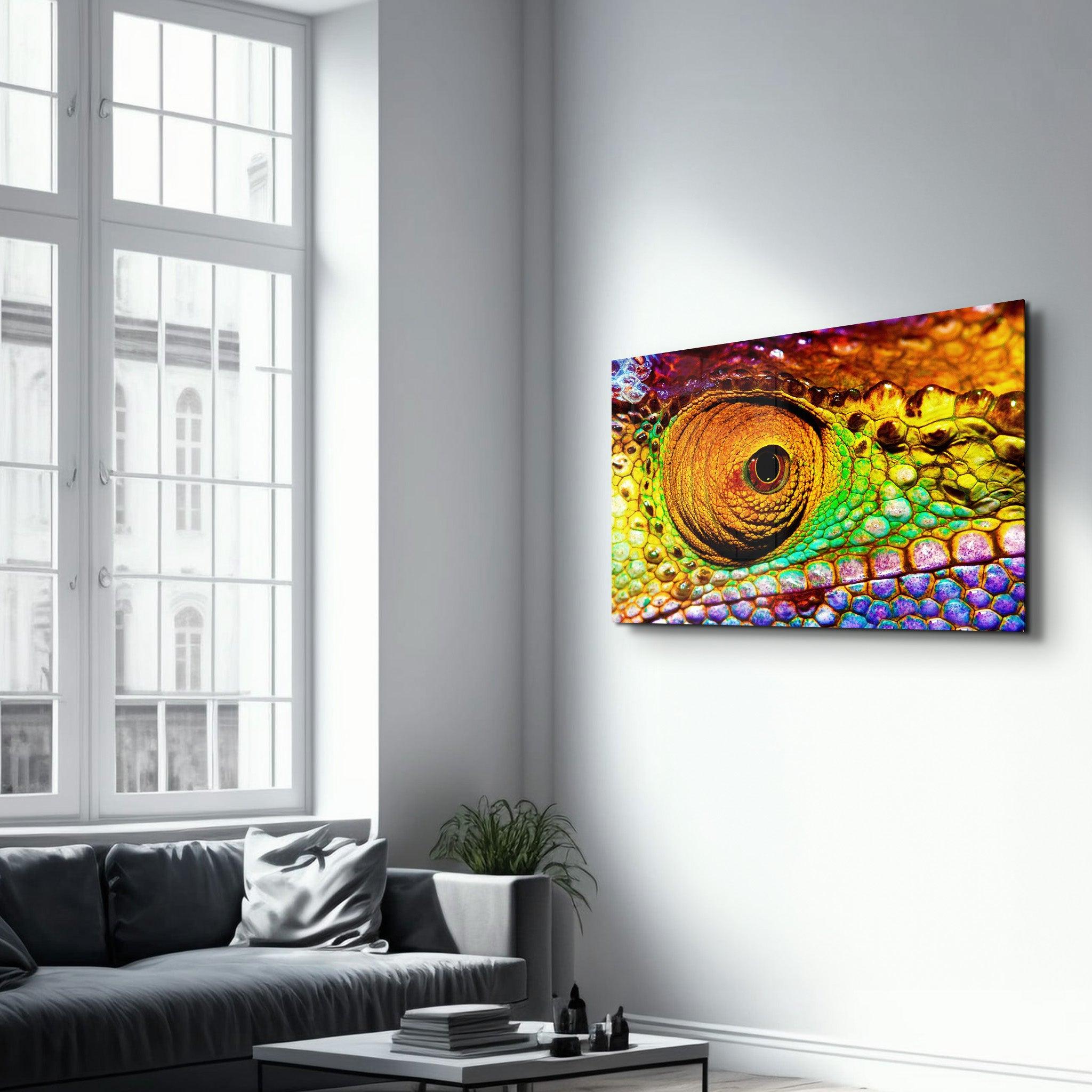 Dragon's Eye | Designer's Collection Glass Wall Art - Artdesigna