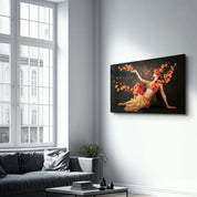 Oriental Dancer | Designer's Collection Glass Wall Art - Artdesigna