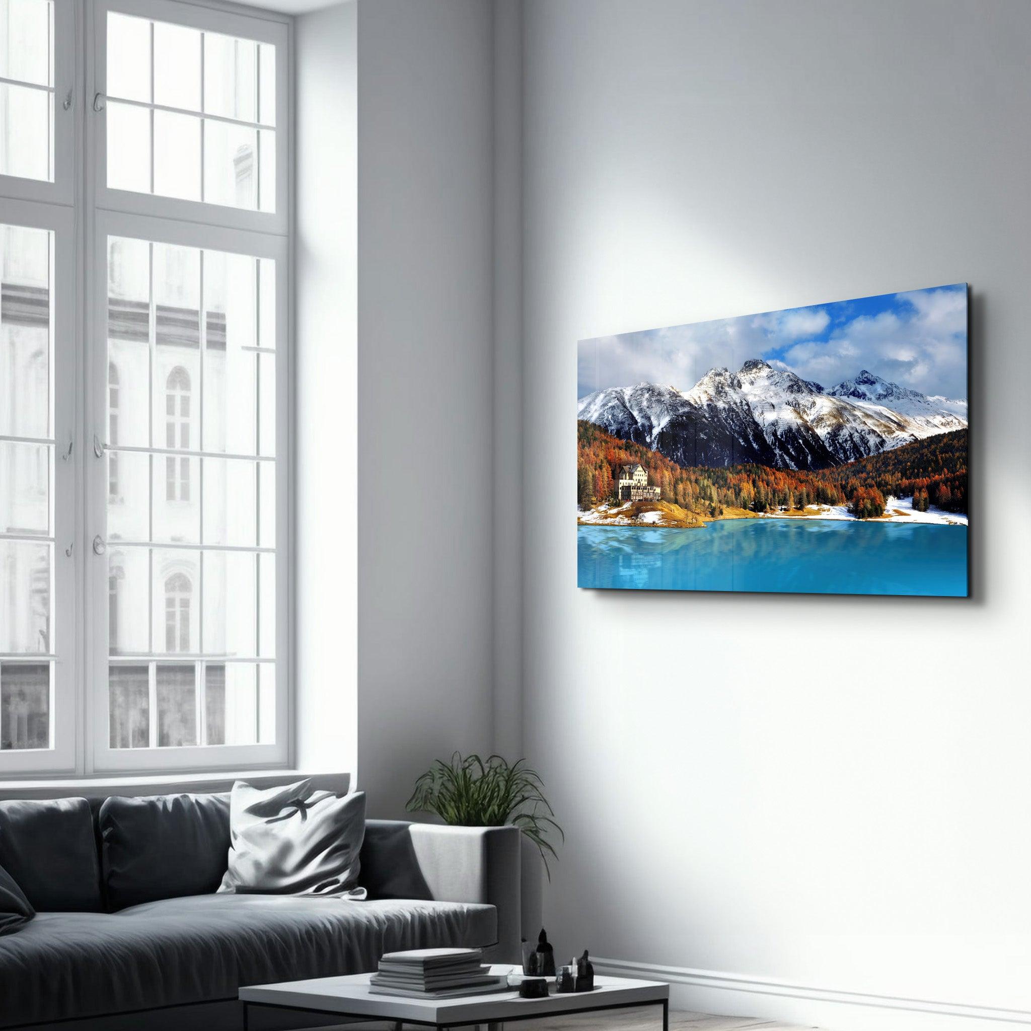 Beauty Of SWITZERLAND | Glass Wall Art - Artdesigna