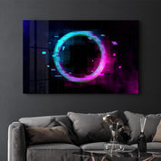 Circle In the Space | Glass Wall Art - Artdesigna