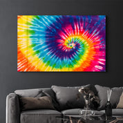 Abstract Colorful Pattern | Glass Wall Art - Artdesigna