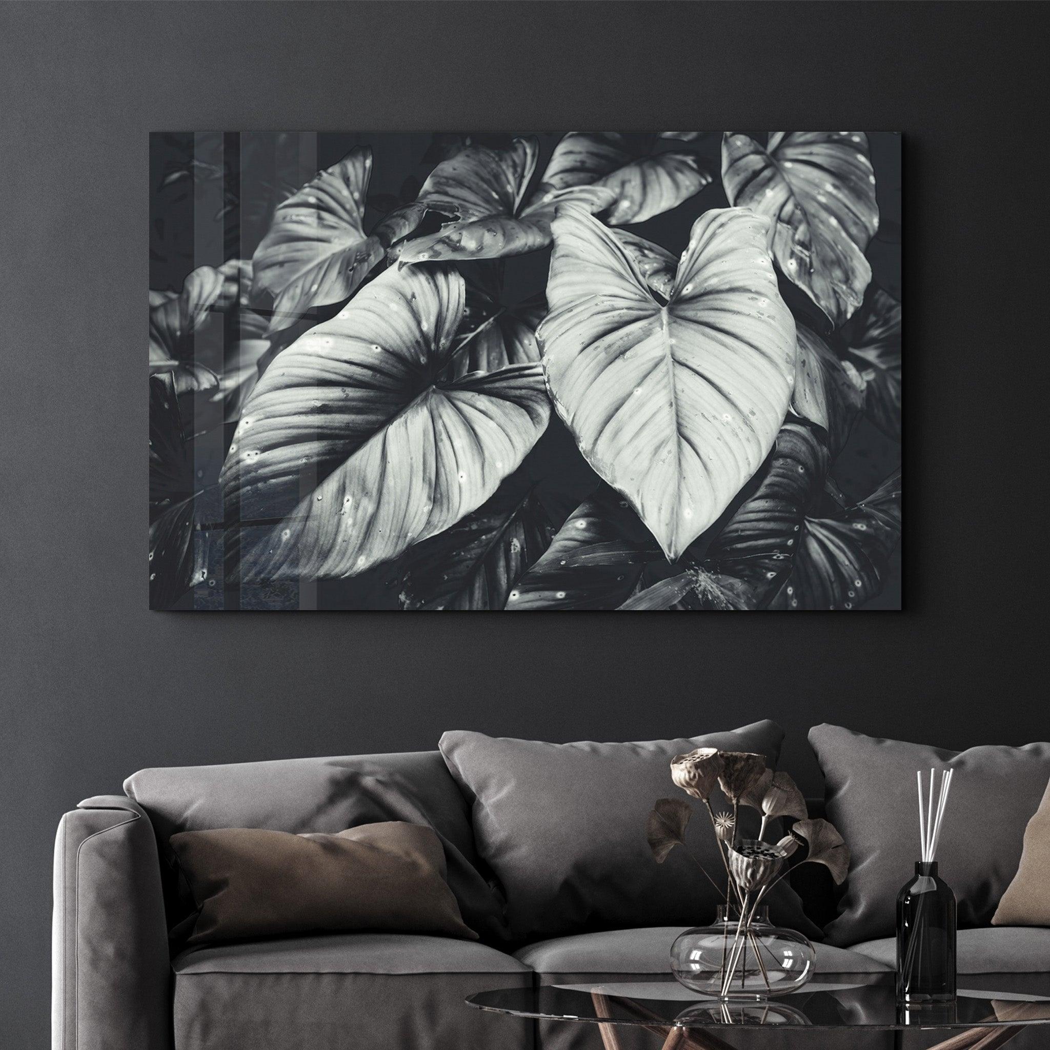 Elephant's Ears | Glass Wall Art - Artdesigna