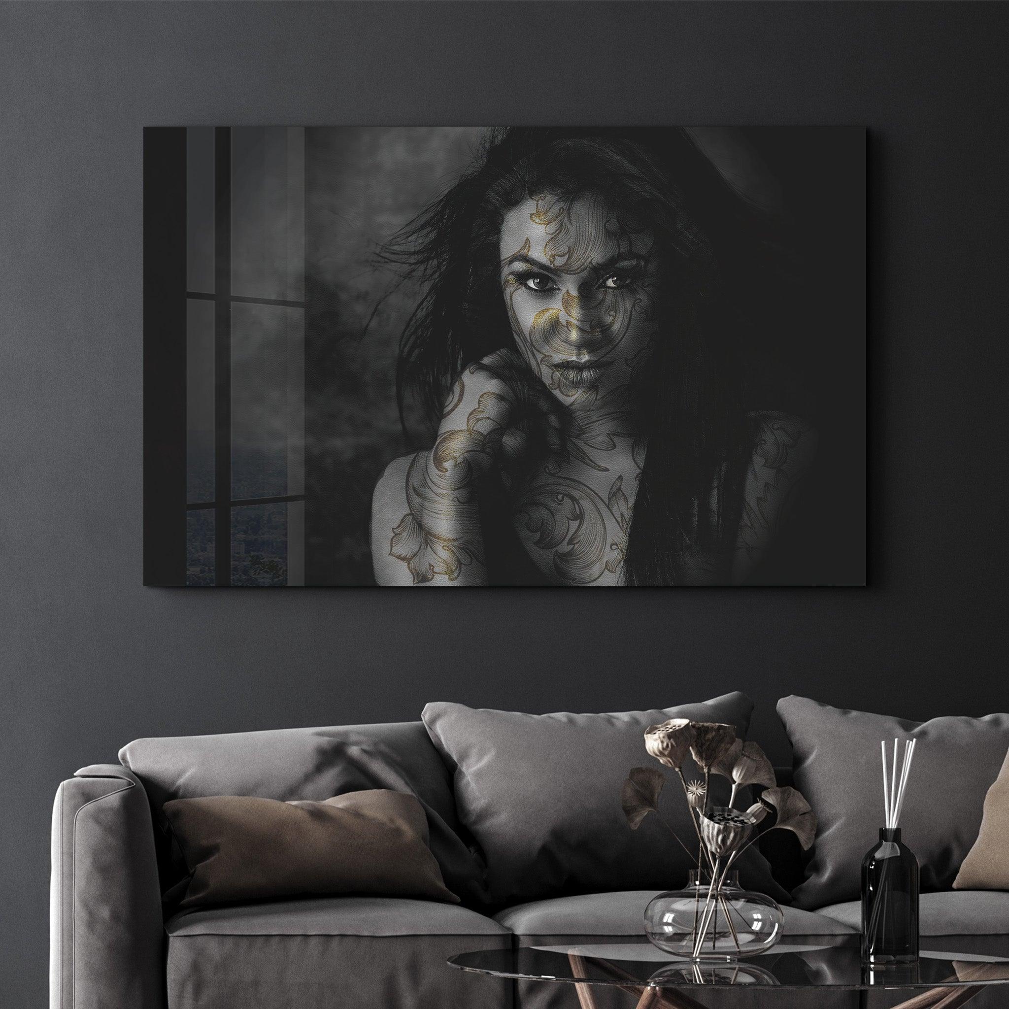 The Demon Inside You | Glass Wall Art - Artdesigna