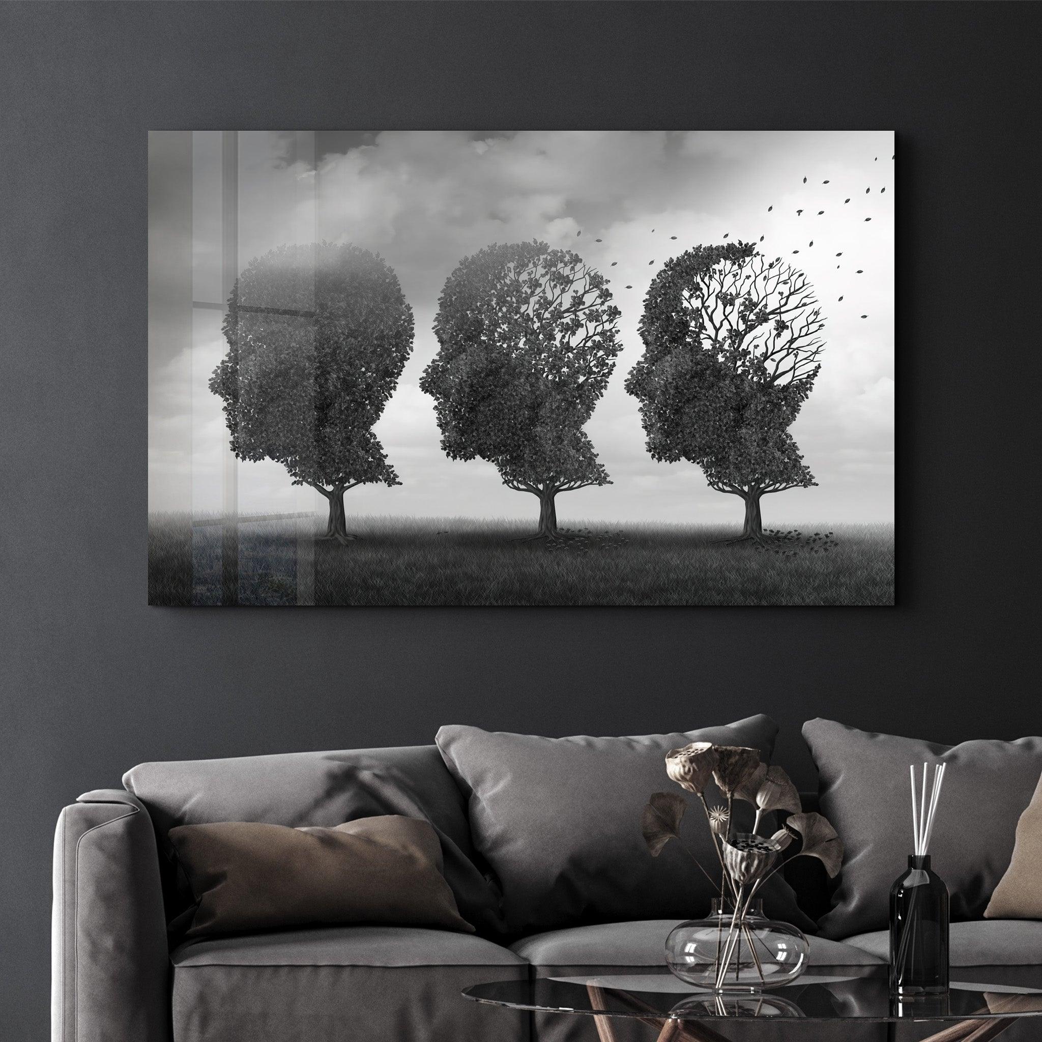 A Phase Of Forgetting Things | Glass Wall Art - Artdesigna